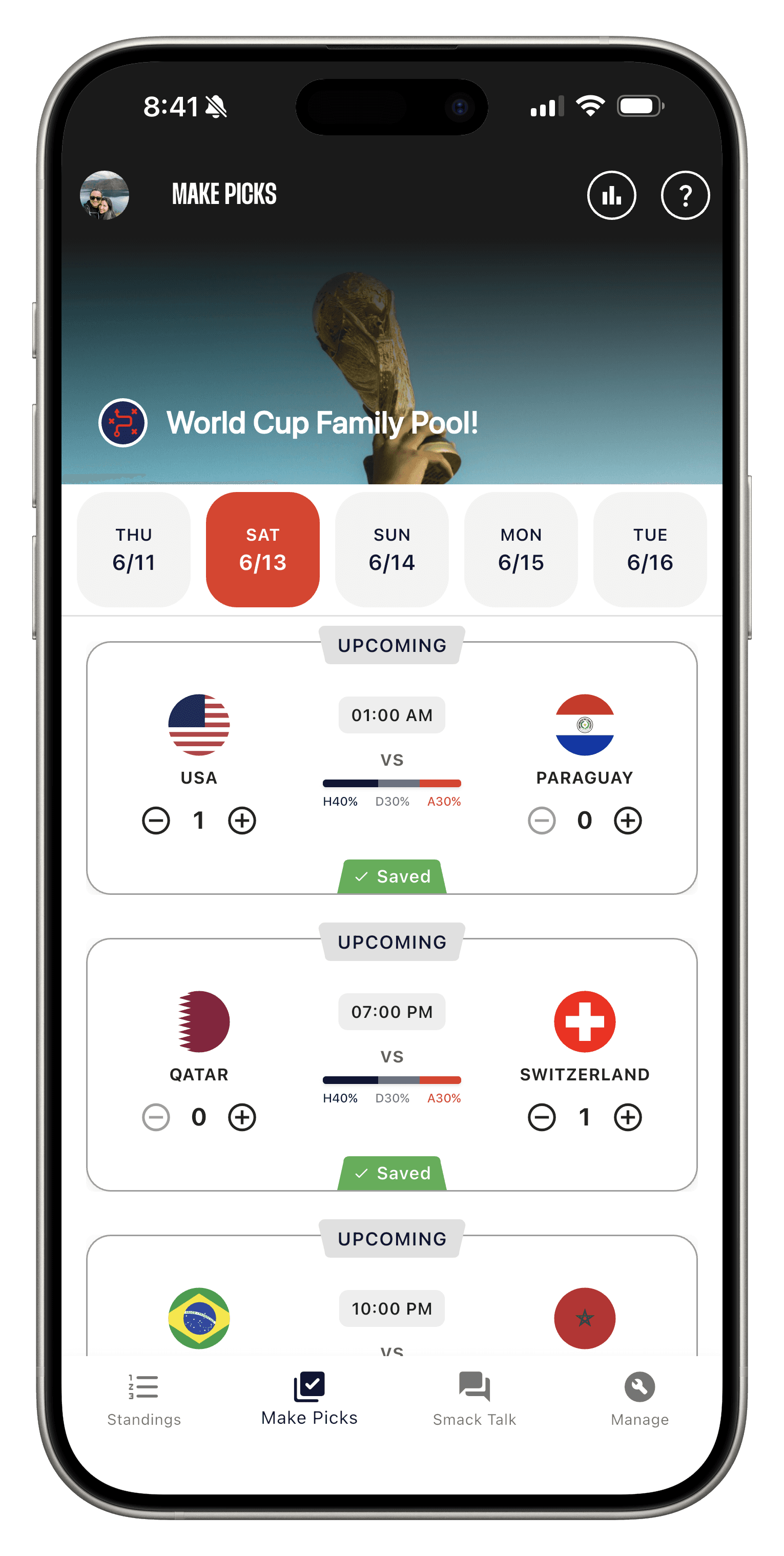 Pickster app on iPhone